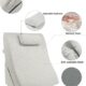 Kalicou Coussin de Lecture - Oreiller Dossier, Appui-tete Reglable, Mousse Memoire de Forme, Housse Amovible Respirante Antiderapa