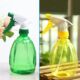 Gentpovth 3 Pieces 500ML Flacon Spray Bouteilles Vide Rechargeable (Jaune-vert-bleu)