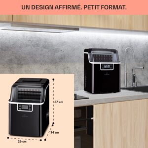 Machine à glaçons Klarstein 20 kg, 3,2 L, autonettoyante