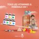 Multivitamines enfants 3+ – 120 gommes, Oméga 3-6-9