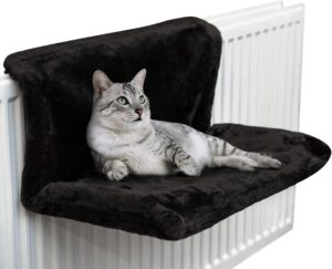 Petlicity Lit de radiateur a suspendre pour chat et chien, chaud et confortable . Solide et durable. Avec housse lavable en machine