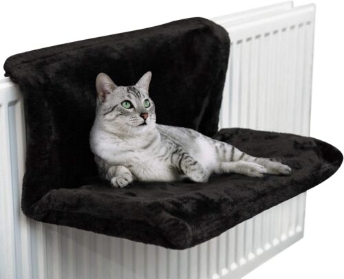 Petlicity Lit de radiateur a suspendre pour chat et chien, chaud et confortable . Solide et durable. Avec housse lavable en machine