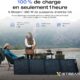 Station electrique portable EF ECOFLOW RIVER 3 Plus sans fil et batterie externe 5000 mAh, batterie LFP 286 Wh, jusqu'a 1200 W de so