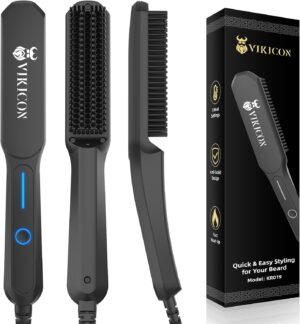 Lisseur barbe VIKICON mini - ions négatifs, 3 températures