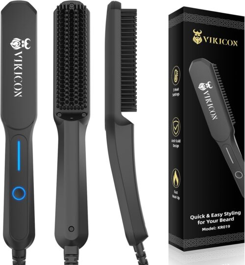 Lisseur barbe VIKICON mini - ions négatifs, 3 températures