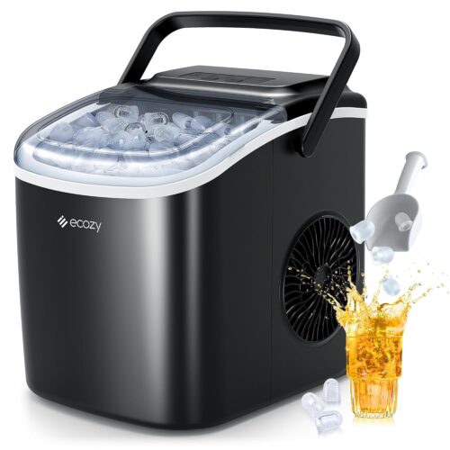 Machine à glaçons Ecozy - 9 glaçons en 6 min, autonettoyante