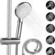 Pommeau de douche QIWODE 5 modes 1,5 m pour barre 18-25 mm