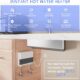 JAOGAUS Instant Water Heaters, 6000W Energy Saving Tankless Water Heaters with Remote Control, Electric Water Heater for Home Bathro