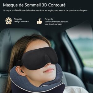 Oreiller de voyage Proglobe cervical mousse mémoire de forme