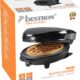 Bestron Mini gaufrier pour gaufres classiques, Petit gaufrier avec revetement anti-adhesif, pour les anniversaires d'enfants, les fe