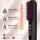 CARER SPARK Brosse Lissante Sans Fil 10000mAh Fer a Lisser avec Millions d'Ions Negatif, Autonomie de 80min Chauffage Rapide en 30s