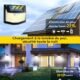 Lampe solaire extérieure détecteur de mouvement 248 LED 3 modes