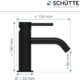SCHUTTE Aragon 37965 Robinet d'eau Froide Uniquement pour Eau Froide - Robinet de lavabo pour Toilettes d'invites - Robinet pour Pet
