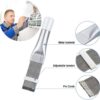 2 Pieces Peigne de Climatiseur, Peigne a Ailettes de Climatiseur Peigne a ailettes en acier inoxydable, Peigne Condenseur Climatiseu