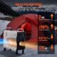 VEVOR Chauffage Diesel 2 kW, Rechauffeur d'Air 1224220 V, Controle par App Bluetooth, Telecommande et Ecran d'Affichage, Alarme CO