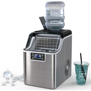 Machine à glaçons Relax4life 18 kg/24 h, inox, 3,2 L