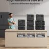 BLUETTI Portable Power Station AC200L, 2048Wh LiFePO4 Battery, Expandable to 8192Wh, 4 AC Outputs of 2400W (3600W Power Lifting), Pr