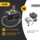 TUXING PCP 4500Psi Air Compressor, High Pressure Adjustable Air Compressor Powered by 12V DC Car or Home 220V AC with Adapter (Inclu