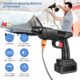 Nettoyeur Haute Pression Portable avec Une Batterie2 et Chargeur 24V 1500mAh Batterie Rechargeable 150 PSI Nettoyeur Haute Pression