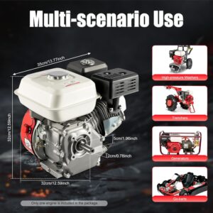 Moteur à essence 4 temps 7,5 CV OHV monocylindre
