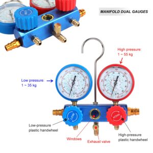 Kit manomètre collecteur climatisation auto R134a WiMas