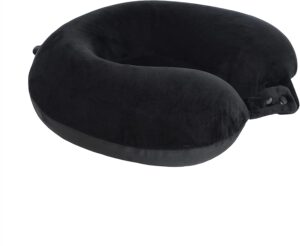 71KbYfprQiL._AC_SL1500_.jpg Makimoo Oreiller de Voyage en Mousse a memoire de Forme, Coussin Cervical, Confortable et leger, ideal pour Dormir dans lAvion, la