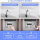JAOGAUS Instant Water Heaters, 6000W Energy Saving Tankless Water Heaters with Remote Control, Electric Water Heater for Home Bathro