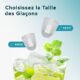 Machine à glaçons EUHOMY 12 kg/jour, 9 cubes en 6 min