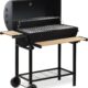 71LOlD8GO2L._AC_SL1500_.jpg BBQ-Toro Barbecue au charbon de bois avec couvercle - Diametre : 80 x (L) 42 cm - Chariot de barbecue au charbon de bois de qualite