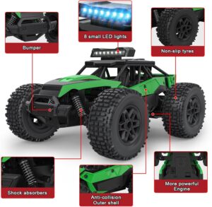 71LRVapl8gL._AC_SL1500_.jpg Voiture télécommandée tout-terrain 1:20 rechargeable 2.4Ghz