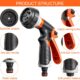 Pistolet arrosage Rseuphiee haute pression 8 modes, 4 interfaces