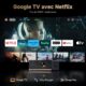 4K Video Projector1100 ANSIGoogle TV Official Netflix, Auto FocusKeystone Video Projector, WiFi Bluetooth Portable Video Proje