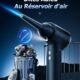 Compressed Air Blower, 100000 RPM PC Blower with 9000 mAh Battery, Dry Air Bomb Cleaning PC, 3 Speed Compressed Air Duster with LE