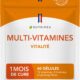Multivitamines et Mineraux Avec Ginseng - Vitamines A, B1, B2, B3, B5, B6, B8, B9, B12, C, D3, E, Magnesium, Selenium et Zinc - En