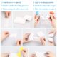 Kit réparation baignoire acrylique Endhokn blanc fissures