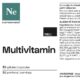 Nutrielement - Multivitamines 13 vitamines Riche en vitamine D, C, E, B3, B5, B6, B1 Sante et Sport Renforcement Immunitaire