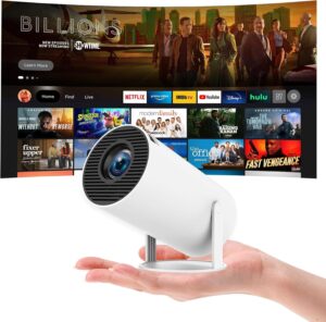 Mini projecteur 4K portable WiFi 6 Android 11 1080p