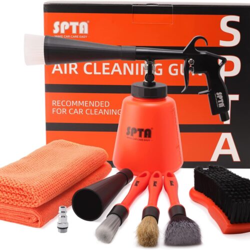 71MVGOKdPYL._AC_SL1500_.jpg SPTA Pistolet Nettoyage Voiture, Pistolet de Nettoyage a air d'interieur de Voiture avec pour Interieur de Voiture Pistolet Pulveris