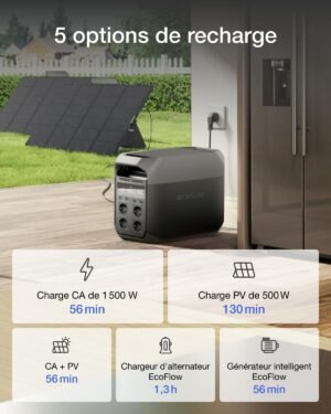 71MdyaTyfEL._AC_SL1500_.jpg Station électrique portable EcoFlow DELTA 3 1024Wh LFP