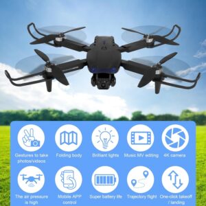 Drone pour Enfant avec Camera 1080P HD, Drone Quadricoptere FPV WiFi Telecommande, Mode sans Tete, Maintien d'Altitude, 360Flips, C