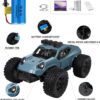 Kizeefun Voiture Telecommandee, 2,4 Ghz 120 RC Vehicule Tout-Terrain 20 KmH Jouet Electrique Tout-Terrain avec 2 Piles 50 Min De L
