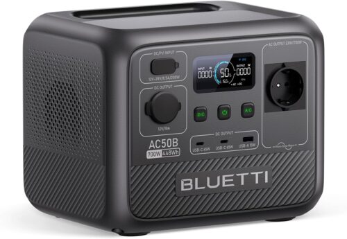 BLUETTI AC50B Portable Power Station, 448Wh LiFePO4 Backup Battery, 700W AC Output (1000W Pic), 65W USB-C PD Output, Product Was Not