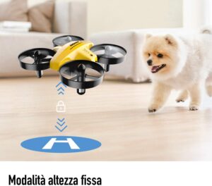 ATOYX Mini drone quadricoptere pour enfants et debutants, quadcoptere telecommande d'interieur avec retournement en 3D,Mode sans tet