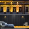 MXTIMWAN Projecteur LED Exterieur 10W - 6500K Blanc Froid - IP66 Etanche Eclairage Exterieur Avec Detecteur, Jardin, Patio, Garage