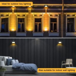 MXTIMWAN Projecteur LED Exterieur 10W - 6500K Blanc Froid - IP66 Etanche Eclairage Exterieur Avec Detecteur, Jardin, Patio, Garage