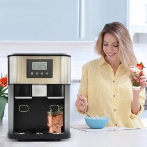 Sorbetière 3 en 1 : glaçons, glace pilée, écran LCD