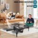 Mini Drone pour Enfant avec Camera 1080P HD, Avec une touche decollageatterrissage, Flip 3D, Capteur de gravite, Controle gestuel,