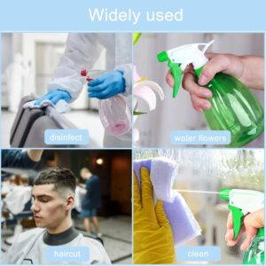 Diompirux 3 Pieces Colore et Transparent 500ml Flacons Pulverisateur, Vaporisateur Vide Reutilisable avec Declencheur, Bouteille Spr