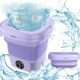 Mini machine à laver portable 8L pliable avec essorage