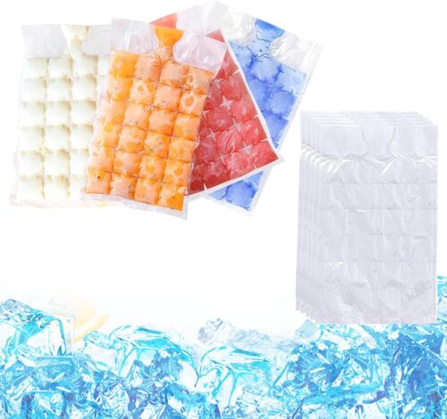 Sacs à glaçons lot de 20, fermeture automatique